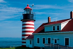 Summer Day at West Quoddy Head Lighthouse